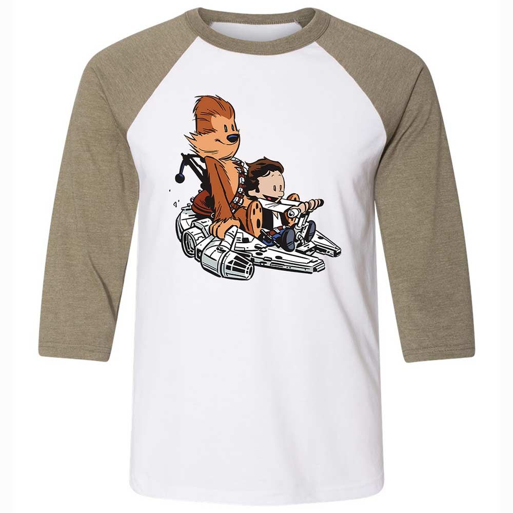 Han and Chewie - White/Heather Olive - 4