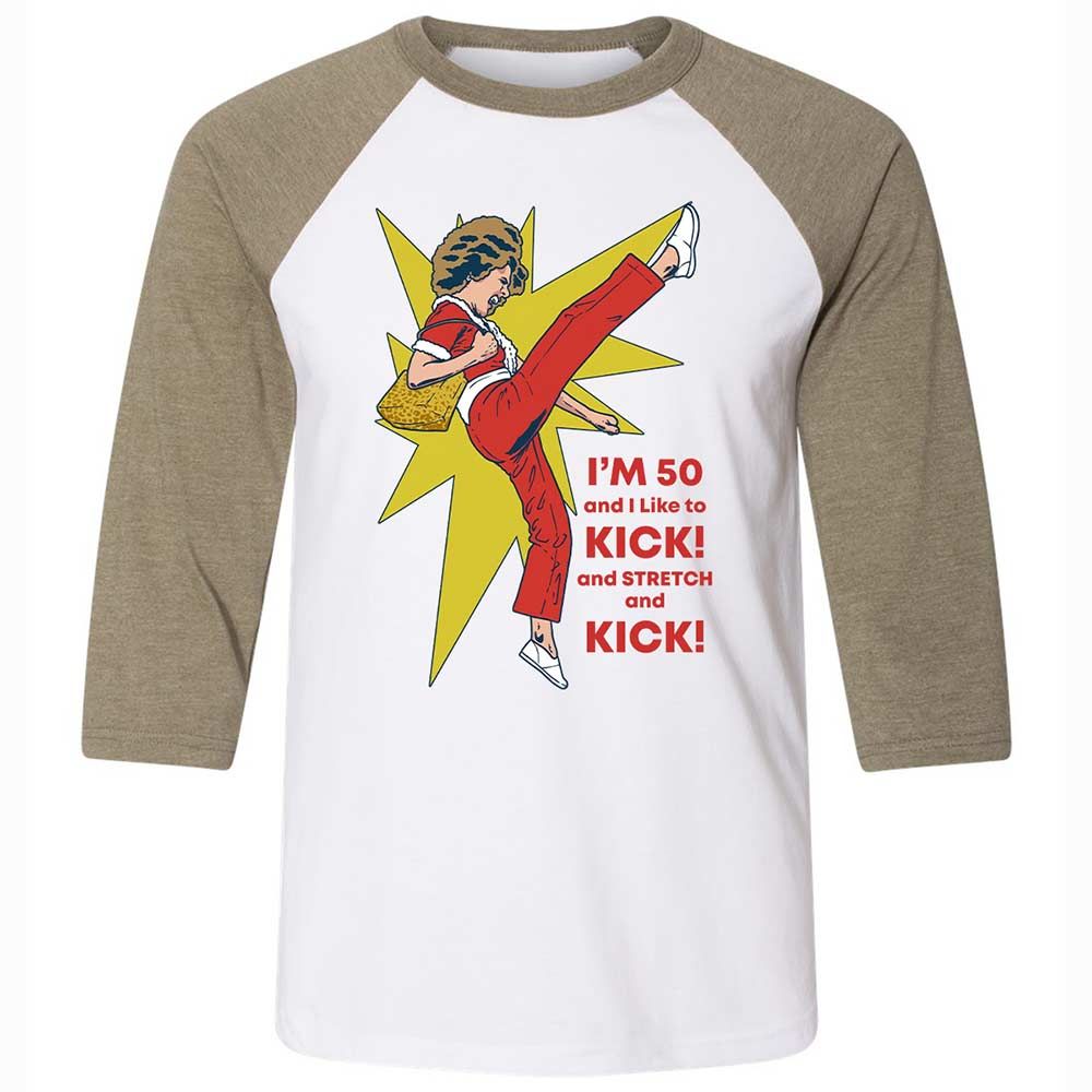 Unisex 3/4 Baseball Tee - 2H5CEKH7 - White/Heather Olive - 4