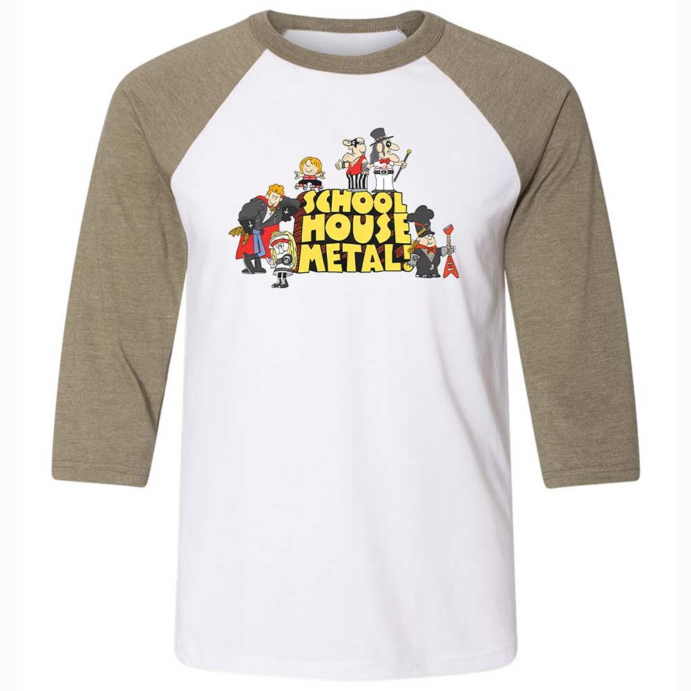 School House Metal - White/Heather Olive - 4