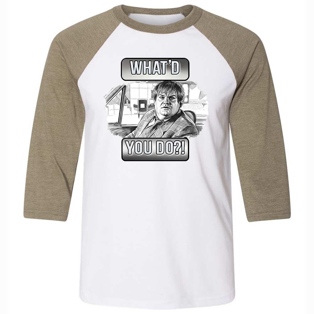 Unisex 3/4 Baseball Tee - G4ECGWT4 - White/Heather Olive - 4