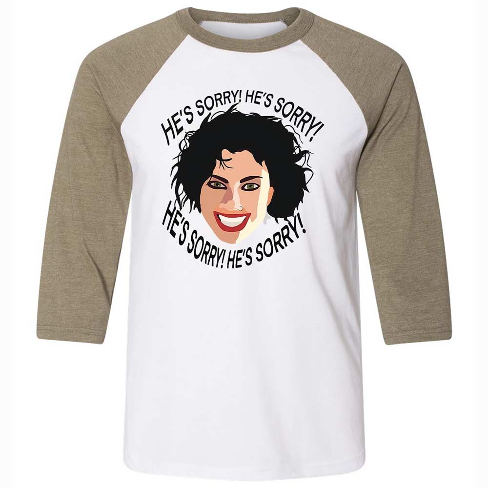 Unisex 3/4 Baseball Tee - XRKF3ZXR - White/Heather Olive - 4