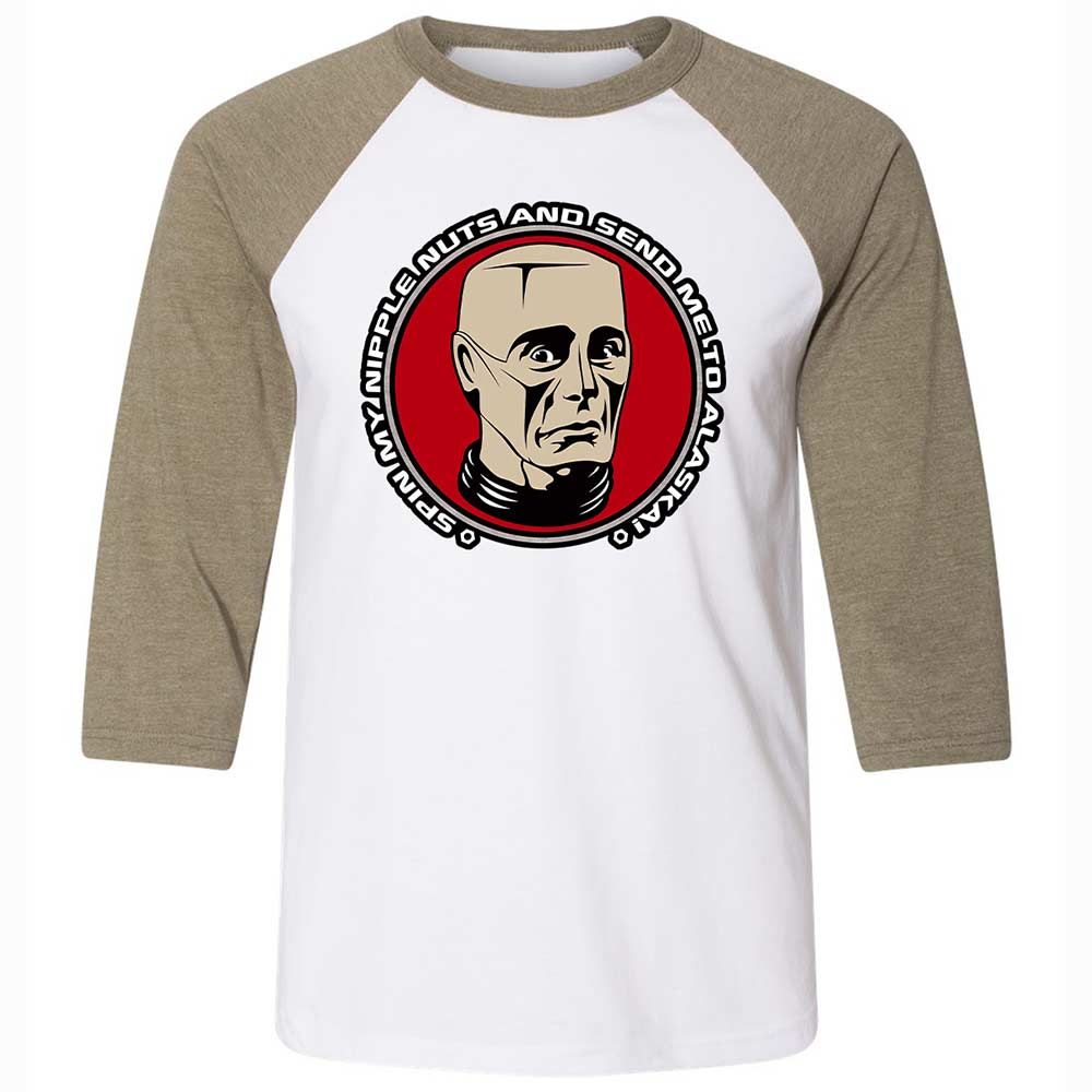 Unisex 3/4 Baseball Tee - 1WRQ2HGK - White/Heather Olive - 4