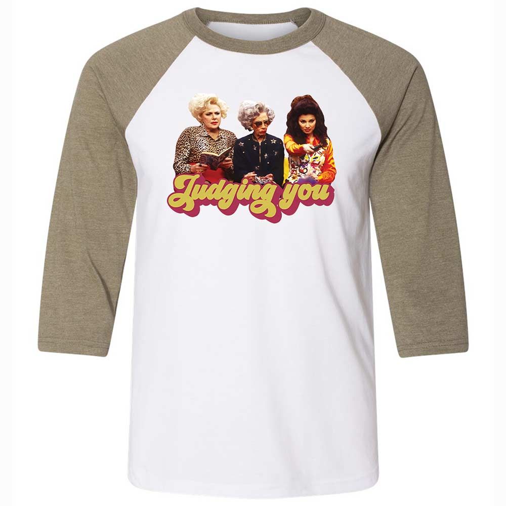Judging you - White/Heather Olive - 4