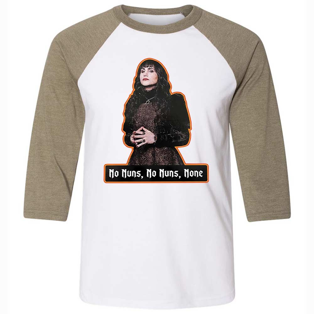 Unisex 3/4 Baseball Tee - N1G16FMV - White/Heather Olive - 4