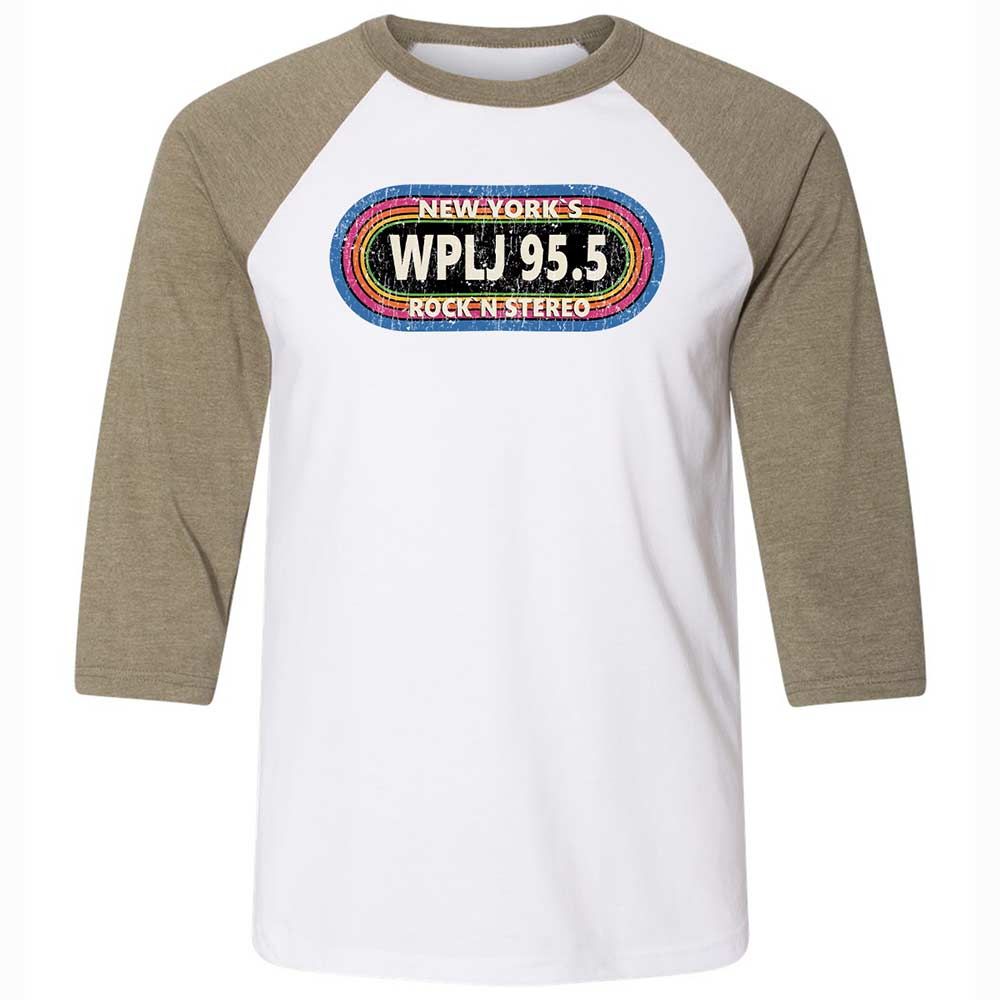 Unisex 3/4 Baseball Tee - UVE7JNBG - White/Heather Olive - 4