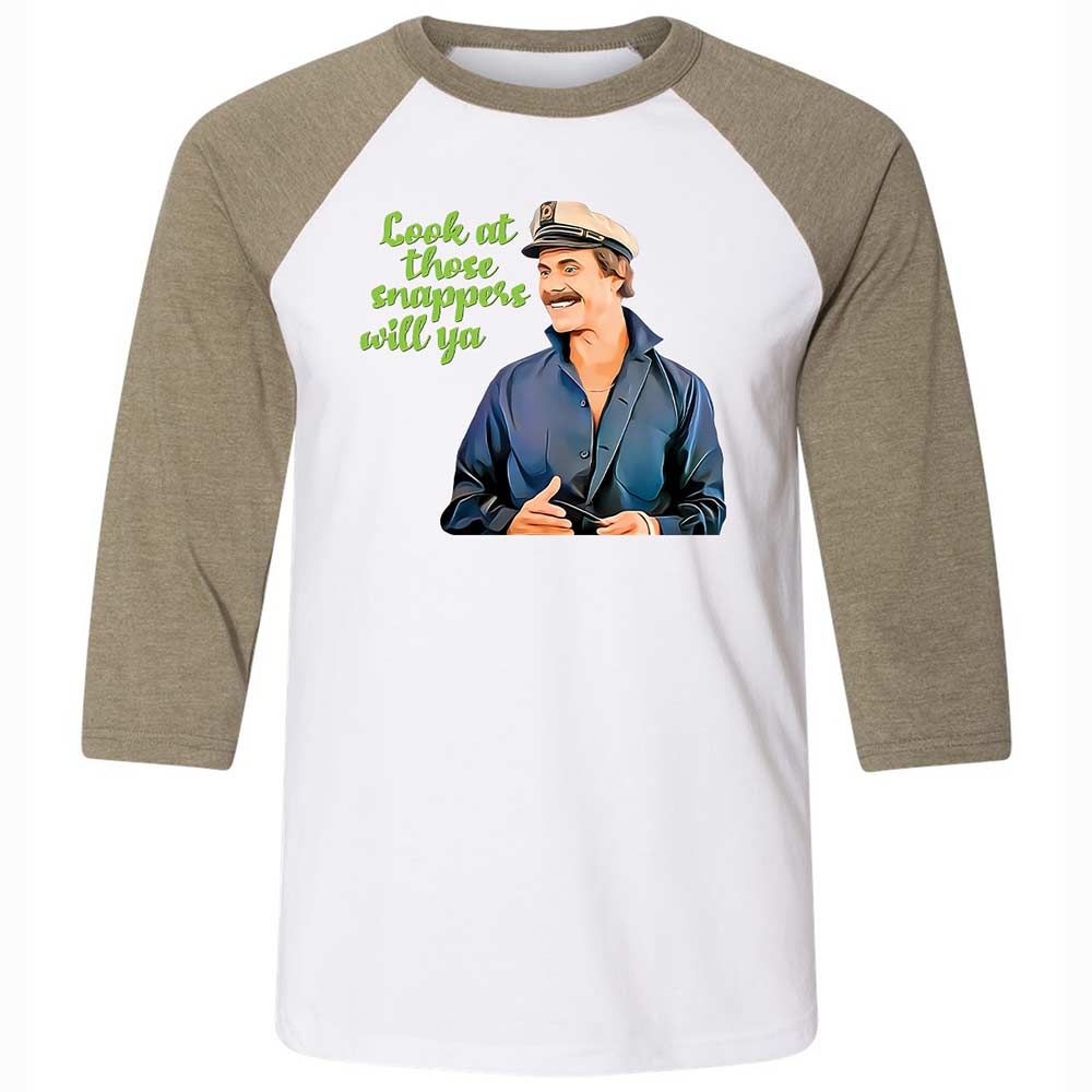 Unisex 3/4 Baseball Tee - 123VH5AE - White/Heather Olive - 4