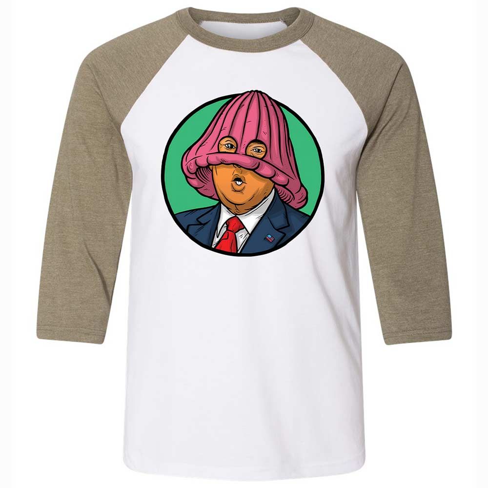 Dumb Donald - White/Heather Olive - 4