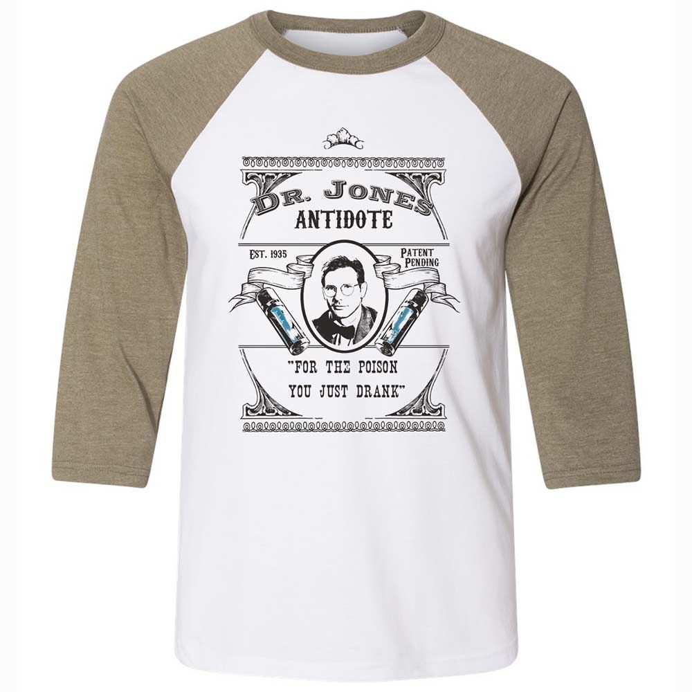 Unisex 3/4 Baseball Tee - 98W2K8HK - White/Heather Olive - 4