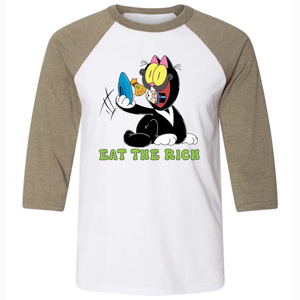 Unisex 3/4 Baseball Tee - 5TK8WQR4 - White/Heather Olive - 4