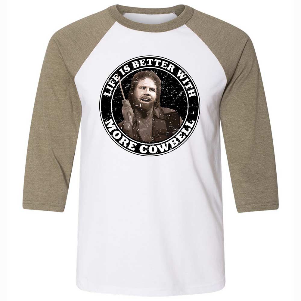 Unisex 3/4 Baseball Tee - WVSY4ZZ3 - White/Heather Olive - 4