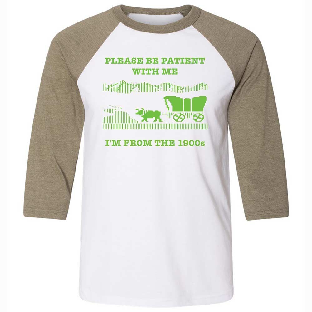 I'm from the 1900s - White/Heather Olive - 4