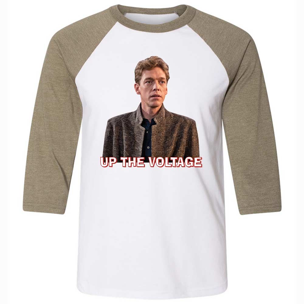 Unisex 3/4 Baseball Tee - JPDT7UKQ - White/Heather Olive - 4