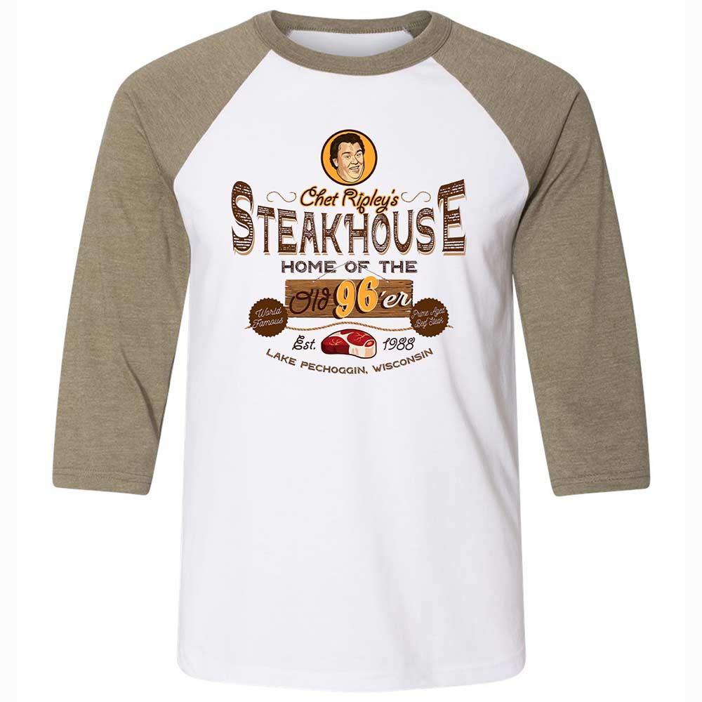 Unisex 3/4 Baseball Tee - 18MFWTJE - White/Heather Olive - 4