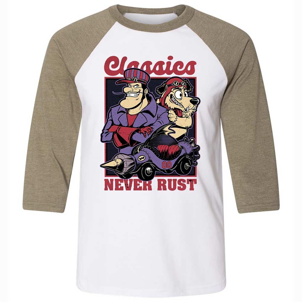 Unisex 3/4 Baseball Tee - 9JSKM9TL - White/Heather Olive - 4