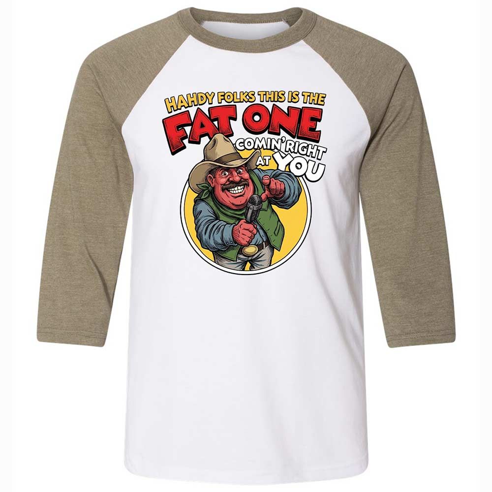 Fat One comin' right at you - White/Heather Olive - 4