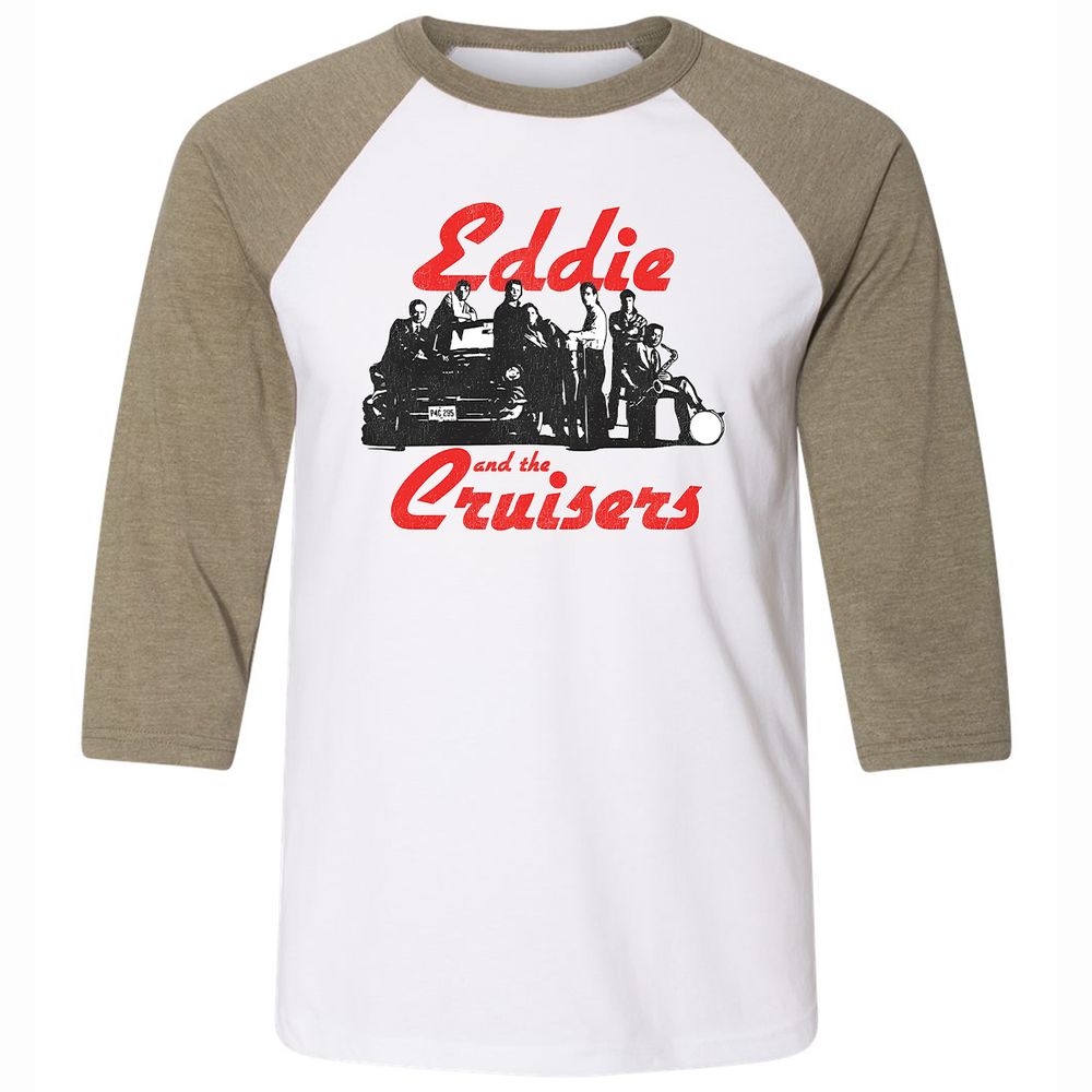 Eddie and the Cruisers - White/Heather Olive - 4
