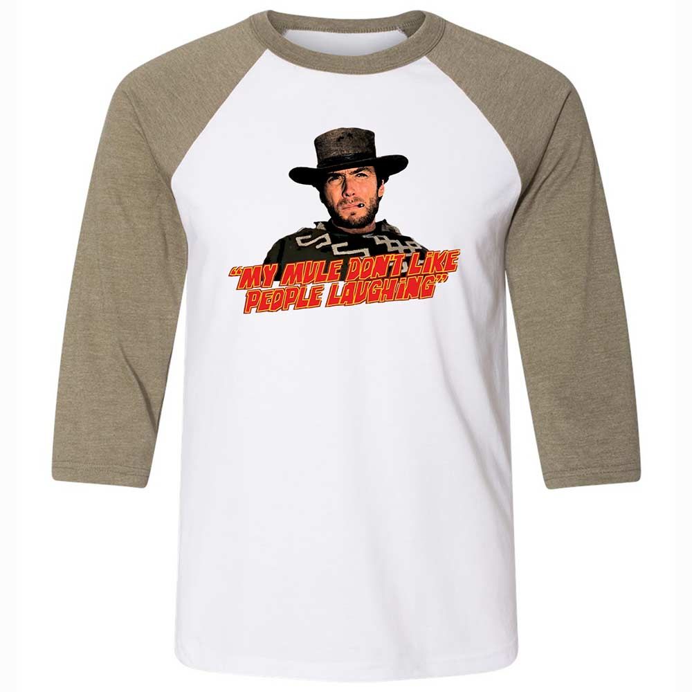Unisex 3/4 Baseball Tee - J1MKGGG8 - White/Heather Olive - 4