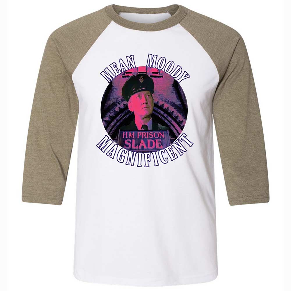 Unisex 3/4 Baseball Tee - R4BRZY4R - White/Heather Olive - 4