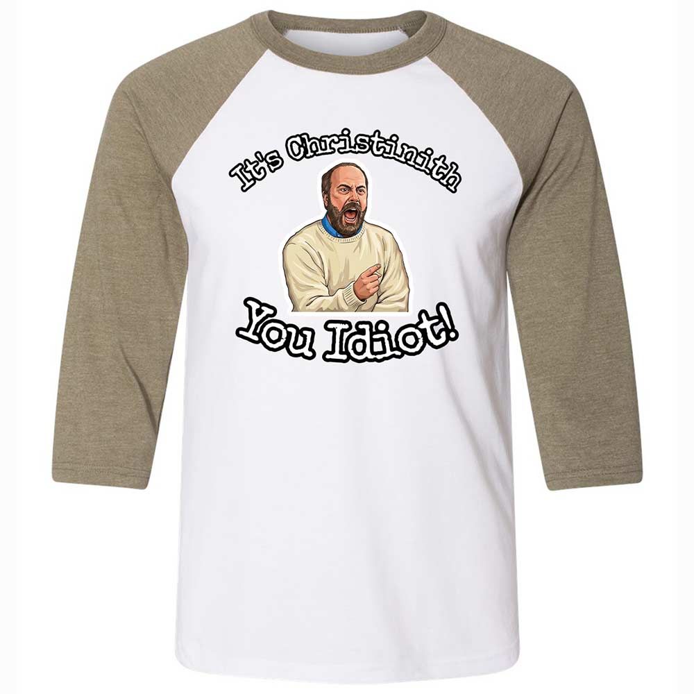 Unisex 3/4 Baseball Tee - 3BCMWN85 - White/Heather Olive - 4