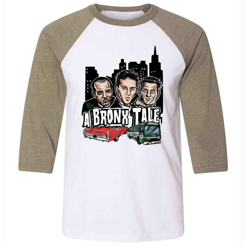 Unisex 3/4 Baseball Tee - HNGY8SPR - White/Heather Olive - 4