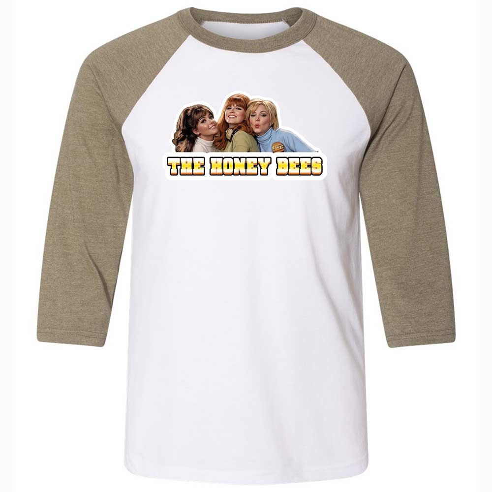 Unisex 3/4 Baseball Tee - E48RGWYZ - White/Heather Olive - 4