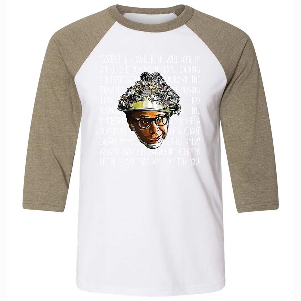 Unisex 3/4 Baseball Tee - 69WCJTE5 - White/Heather Olive - 4