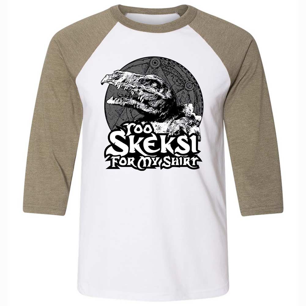 Unisex 3/4 Baseball Tee - QD15FAVQ - White/Heather Olive - 4