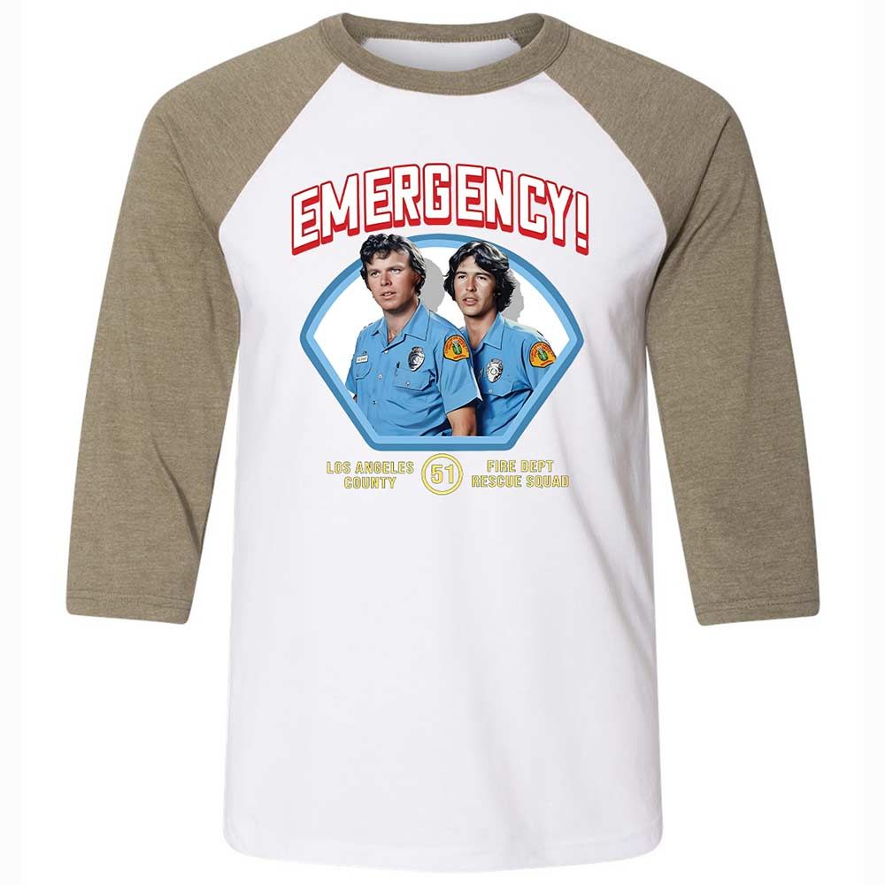 Unisex 3/4 Baseball Tee - A4D5F7PS - White/Heather Olive - 4