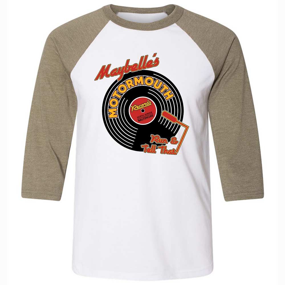 Maybelle's Motormouth Records - White/Heather Olive - 4