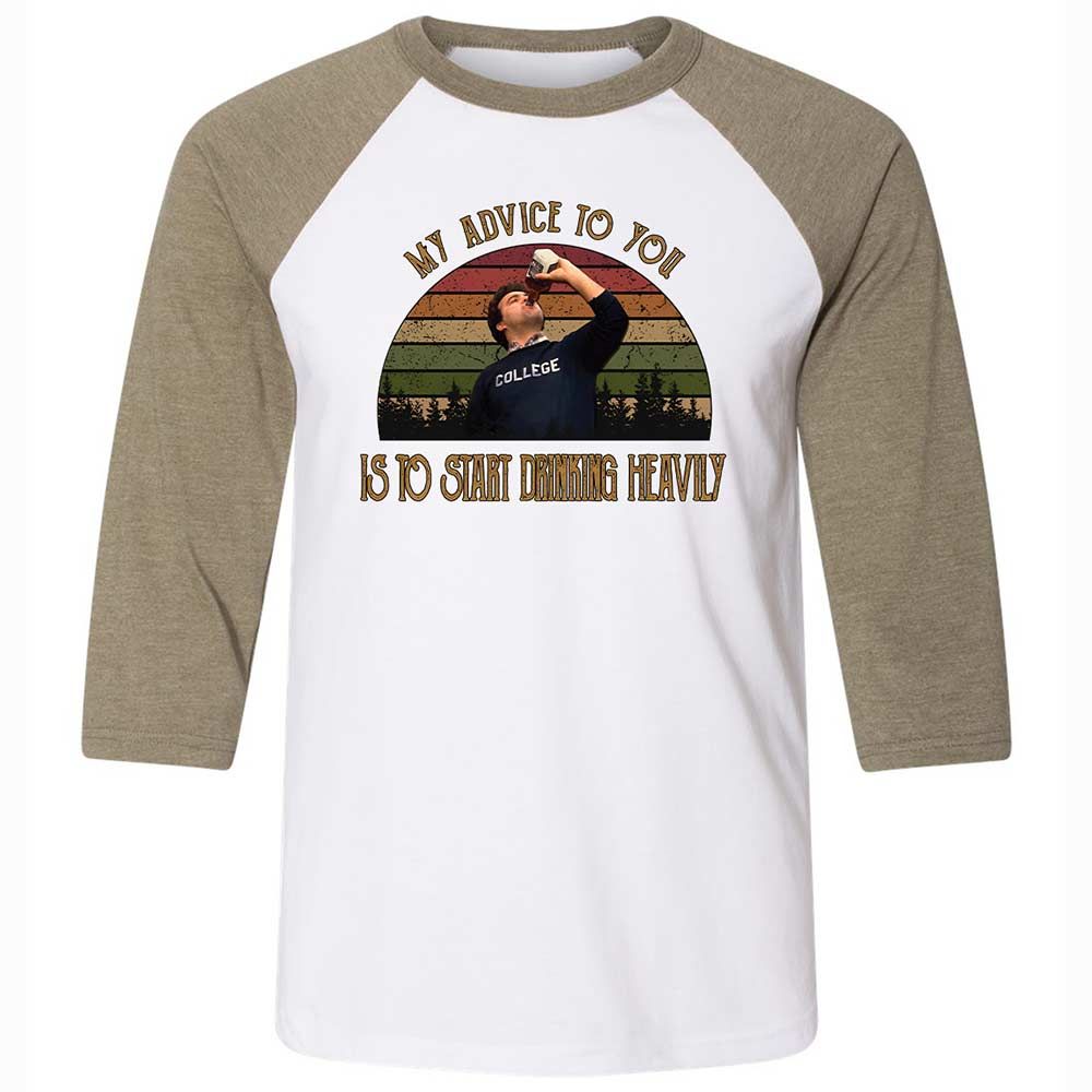 Unisex 3/4 Baseball Tee - 3CEY4N25 - White/Heather Olive - 4