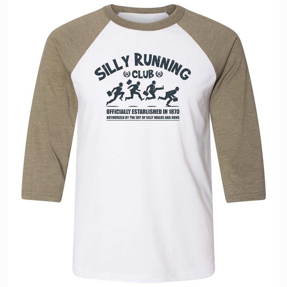 Unisex 3/4 Baseball Tee - UEPZ54AP - White/Heather Olive - 4