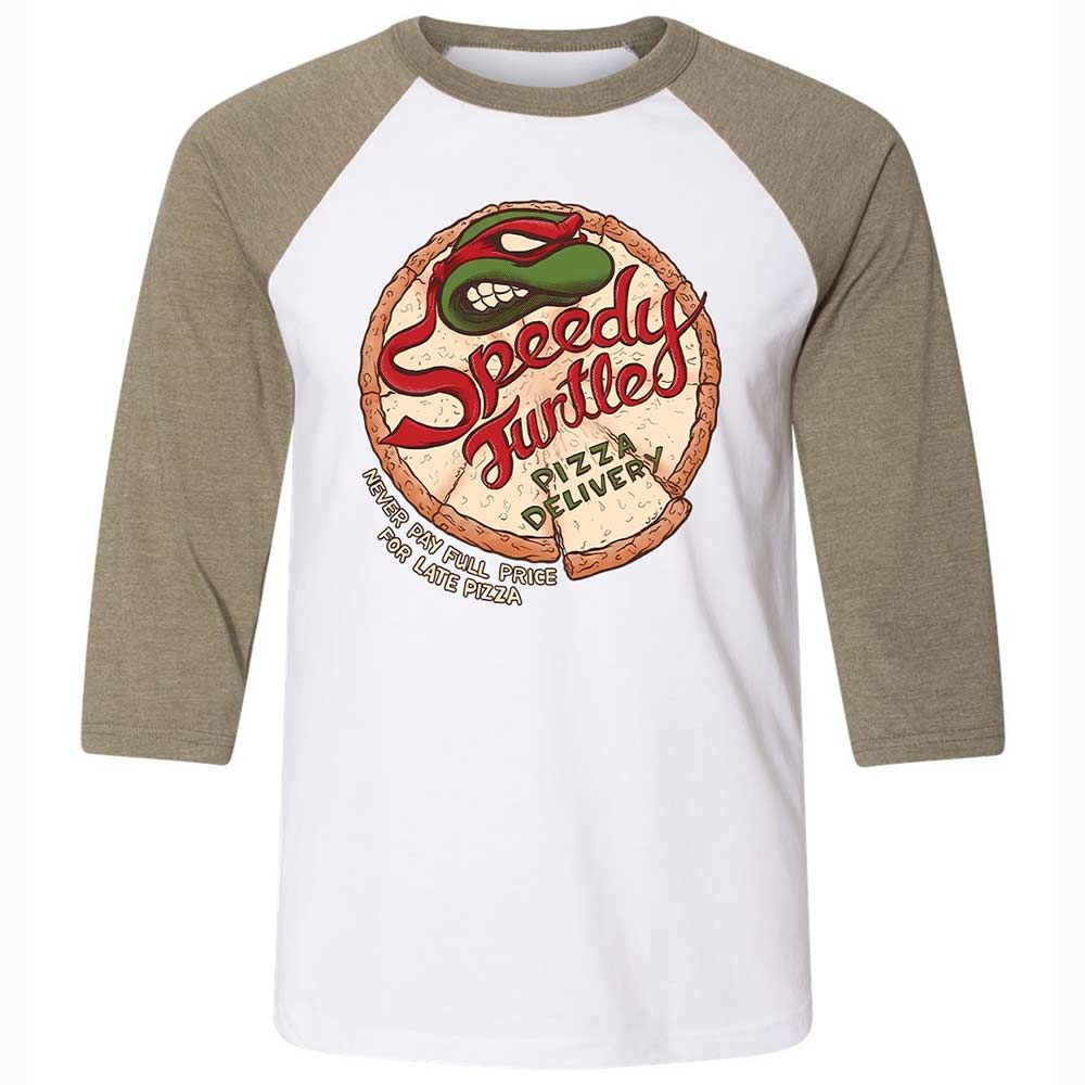Unisex 3/4 Baseball Tee - JVMRQLHP - White/Heather Olive - 4