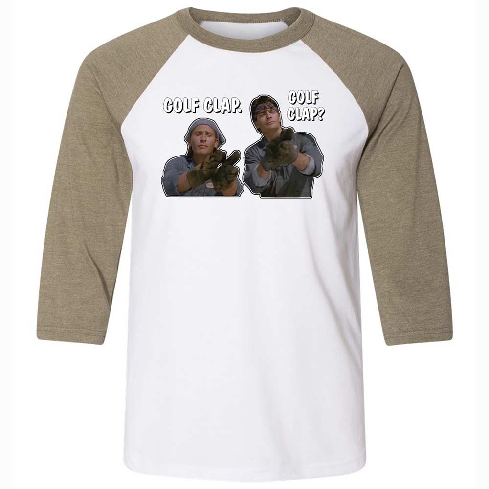 Unisex 3/4 Baseball Tee - 299WJHZN - White/Heather Olive - 4
