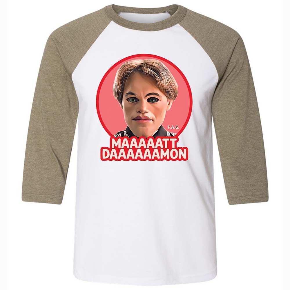 Maaaaatt Daaaaamon - White/Heather Olive - 4