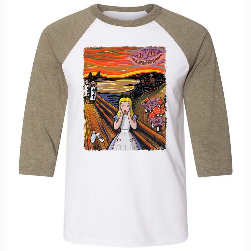 Alice in Screamland - White/Heather Olive - 4