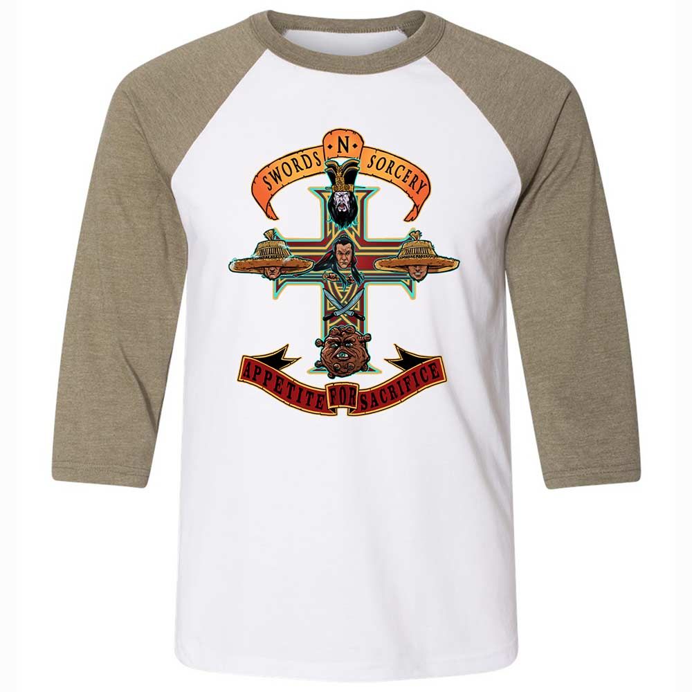 Unisex 3/4 Baseball Tee - FXXMKGE9 - White/Heather Olive - 4
