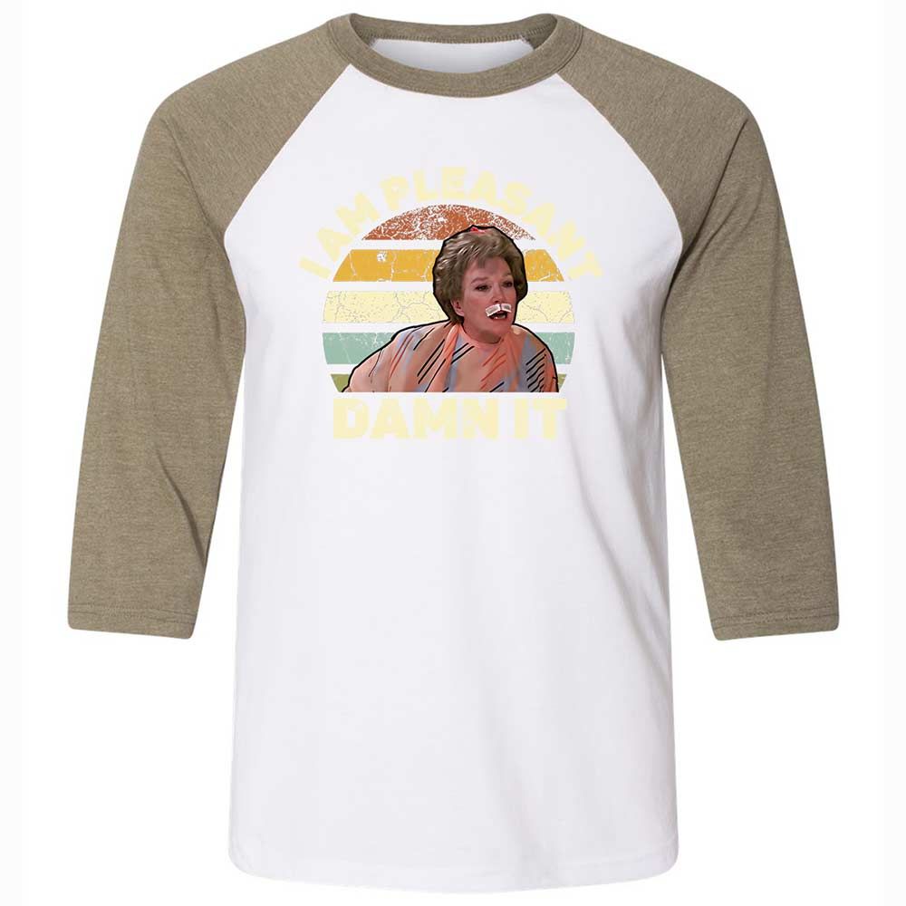 Unisex 3/4 Baseball Tee - 1MZWDVAF - White/Heather Olive - 4