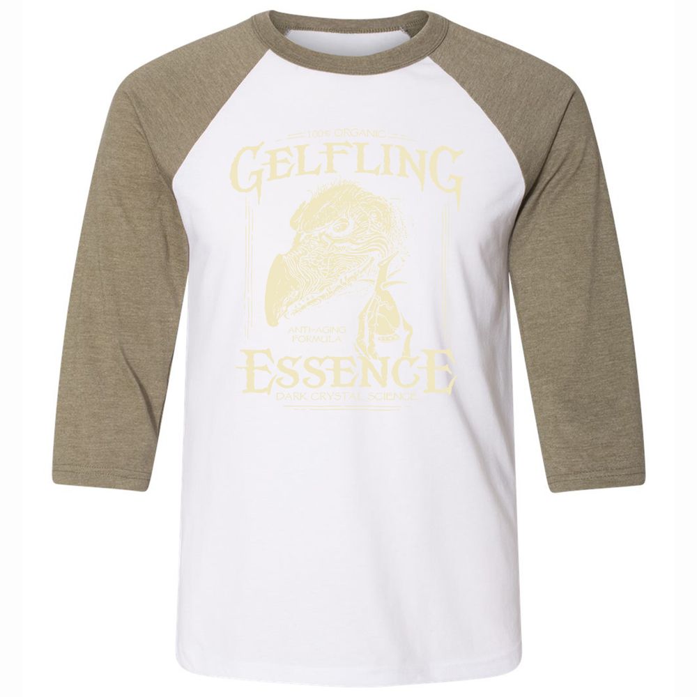 Unisex 3/4 Baseball Tee - L6ARNVE1 - White/Heather Olive - 4