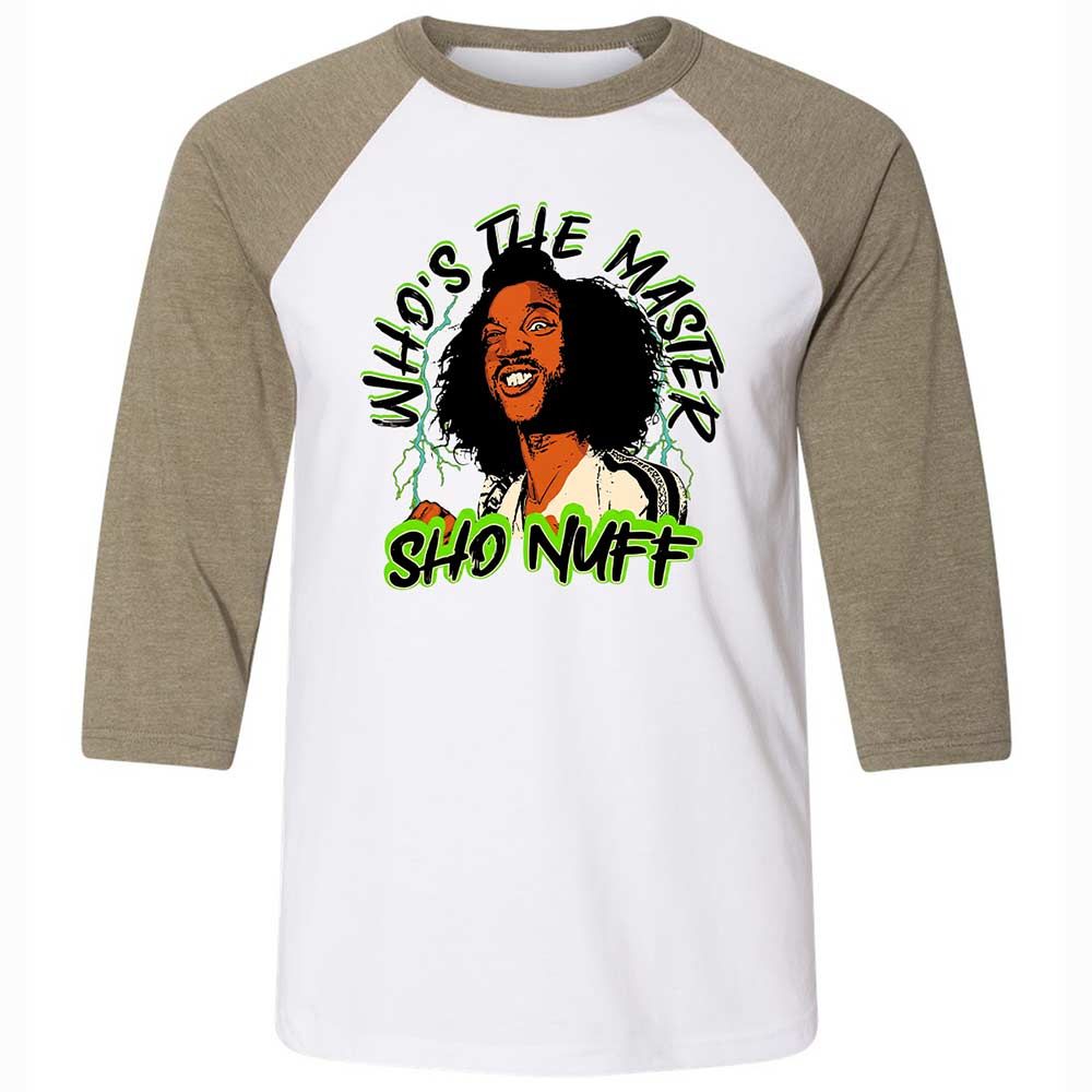 Unisex 3/4 Baseball Tee - V76W9STF - White/Heather Olive - 4