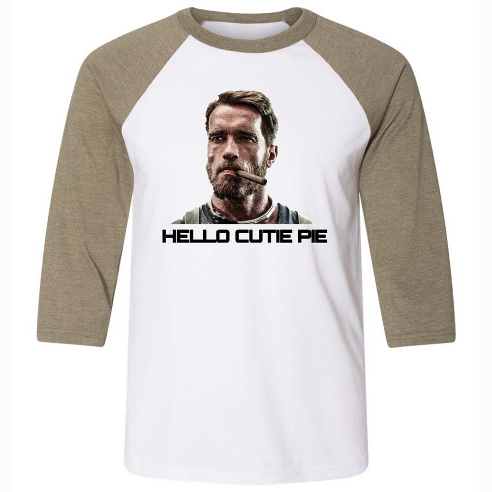 Hello Cutie Pie - White/Heather Olive - 4