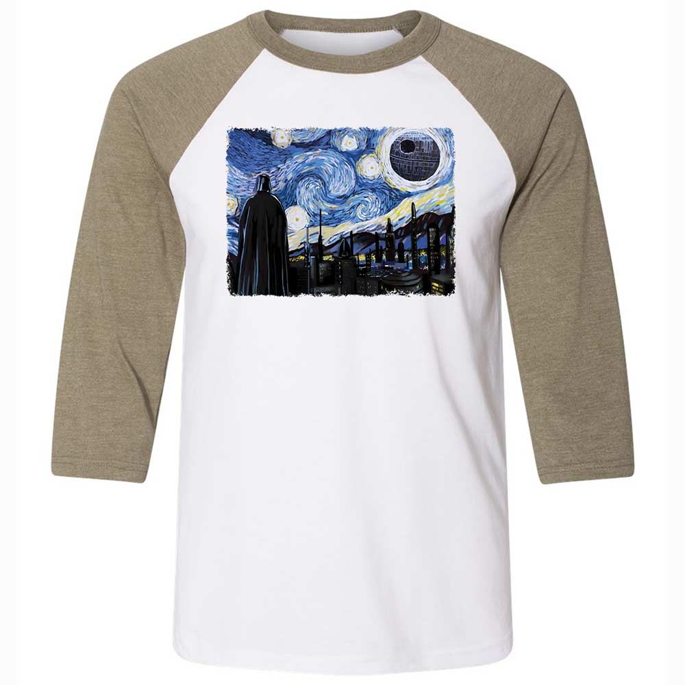 Unisex 3/4 Baseball Tee - 6Q4EQ1TC - White/Heather Olive - 4