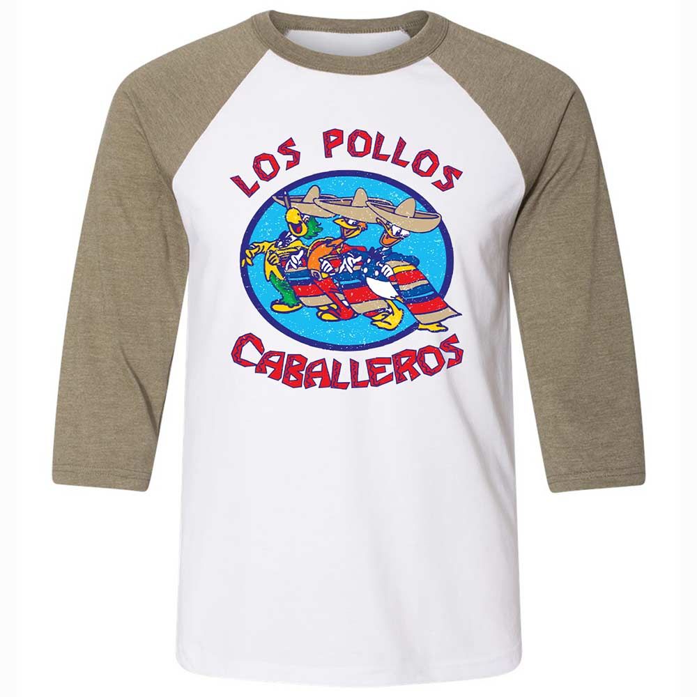Los Pollos Hermanos - White/Heather Olive - 4