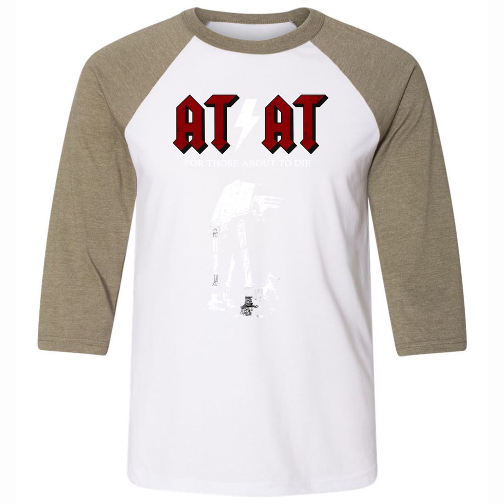 Unisex 3/4 Baseball Tee - 6UGWKATD - White/Heather Olive - 4