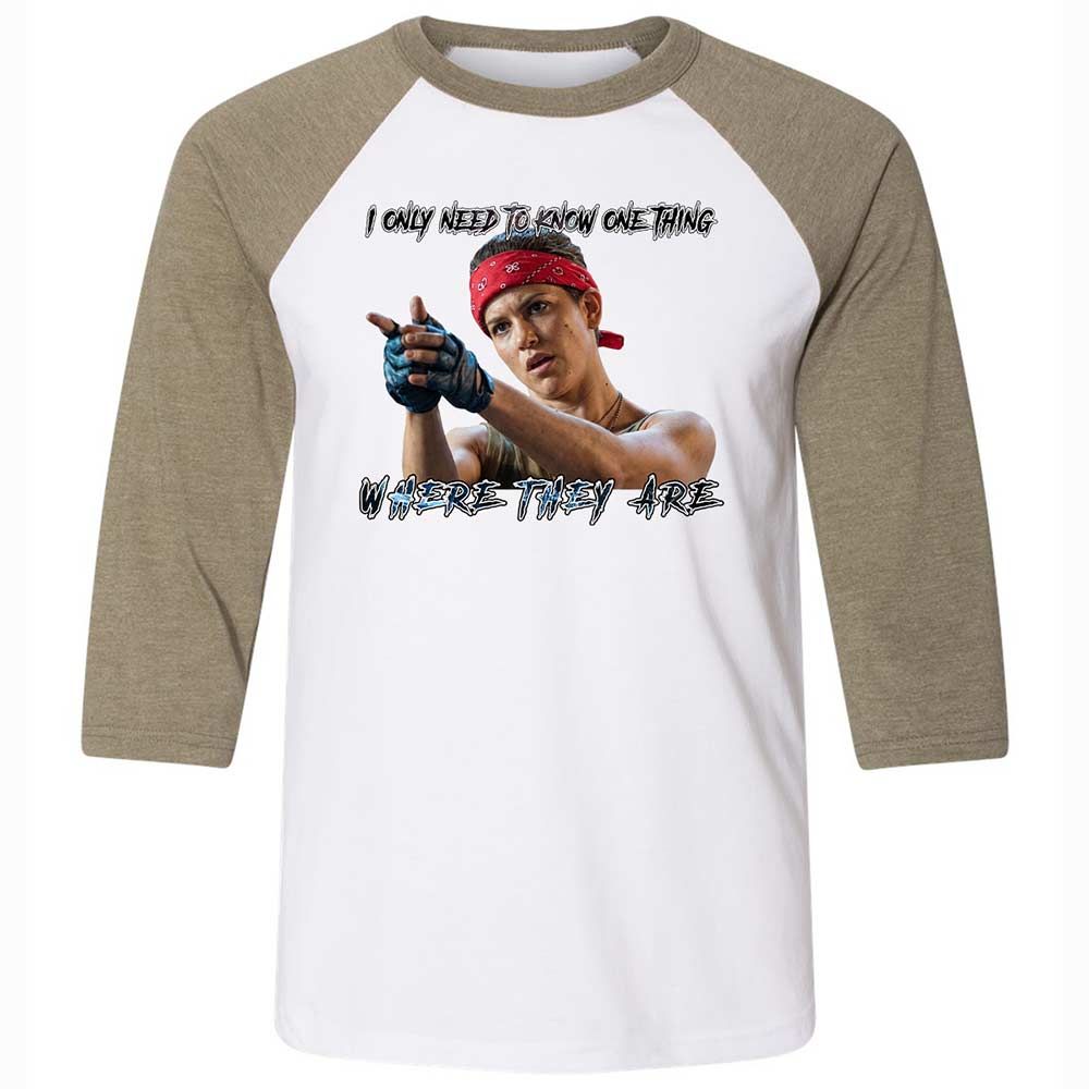 Unisex 3/4 Baseball Tee - G8NAAMDT - White/Heather Olive - 4