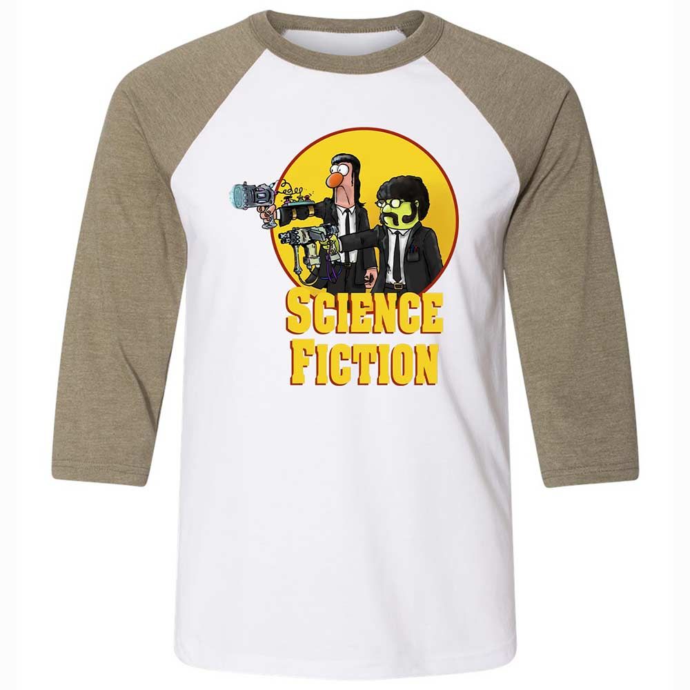 For Science Fiction - White/Heather Olive - 4