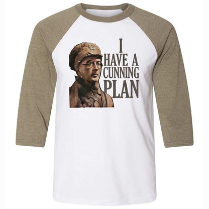 I Have A Cunning Plannn - White/Heather Olive - 4