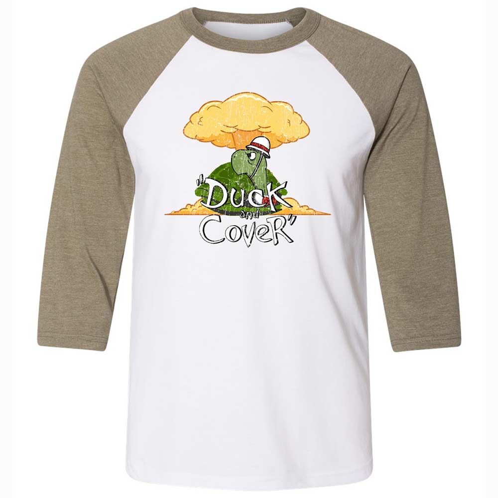 Unisex 3/4 Baseball Tee - H5ANZVNW - White/Heather Olive - 4