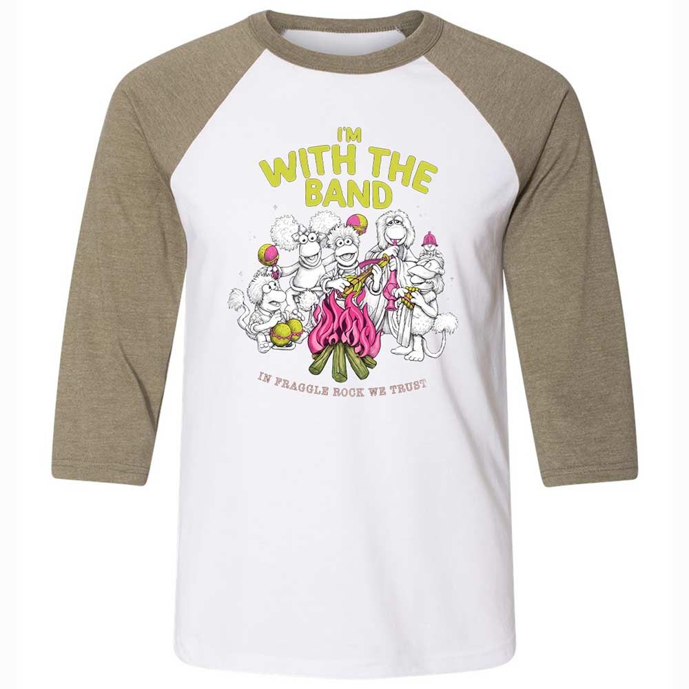 Unisex 3/4 Baseball Tee - ZYRFWWHU - White/Heather Olive - 4