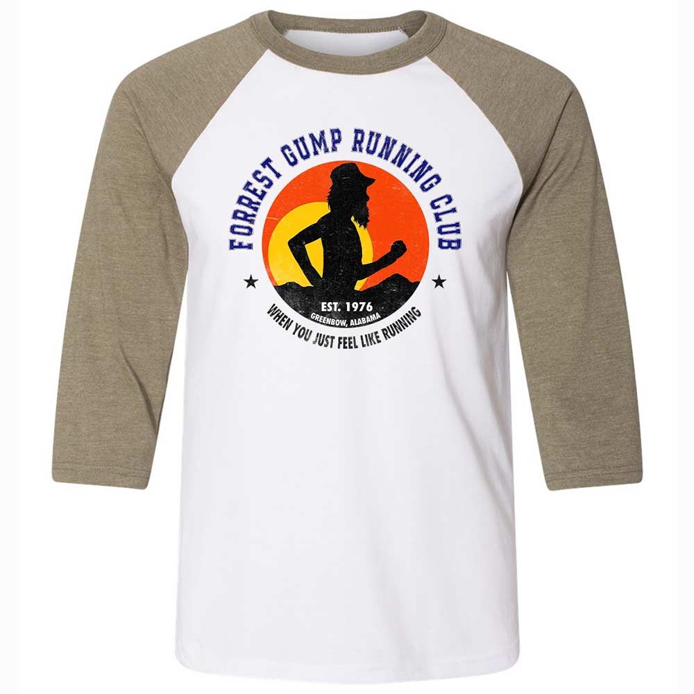 Unisex 3/4 Baseball Tee - CY6YQM13 - White/Heather Olive - 4