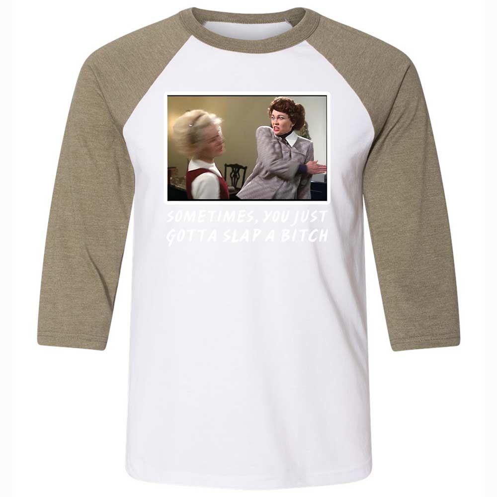 Unisex 3/4 Baseball Tee - BUN5JCTA - White/Heather Olive - 4